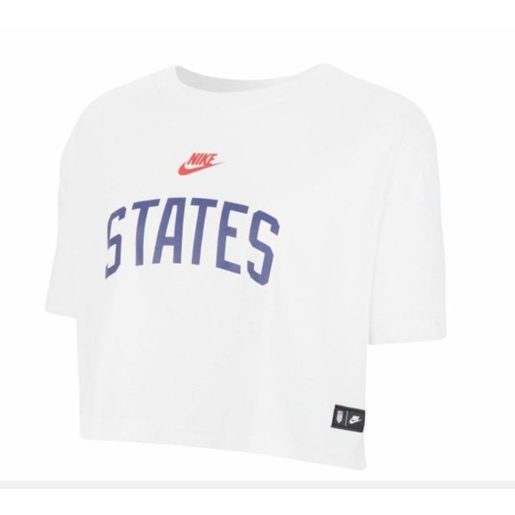 Nike Tops - Nike Women's US Soccer T-shirt‎ XL White CW4308 Crop Top Shirt USA